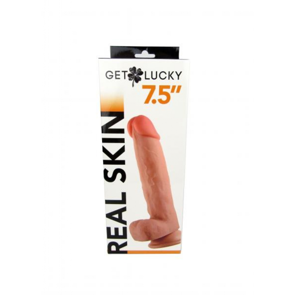 Shibari Get Lucky 7.5-inch Real Skin Dildo - Light Brown