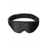 Adjustable Velvet & Velcro Eye Mask - Black