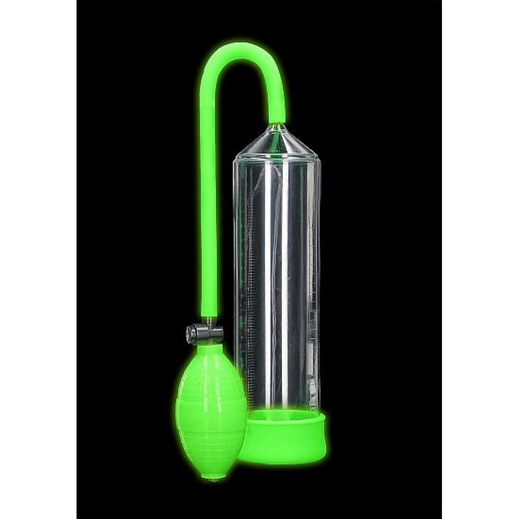 Ouch! Glow Classic Penis Pump - Glow In The Dark