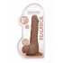 Realrock 8-Inch Medium Skin Tone Dong with Testicles