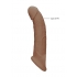 Realrock Penis Sleeve 9in - Tan