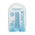 Realrock Non-Realistic Dildo with Suction Cup - 5.3 inches Blue