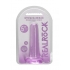 Realrock Non-Realistic Dildo With Suction Cup - 5.3 Inch - Purple