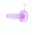 Realrock Non-Realistic Dildo With Suction Cup - 5.3 Inch - Purple