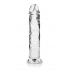 Realrock Straight Realistic 10-Inch Dildo - Transparent