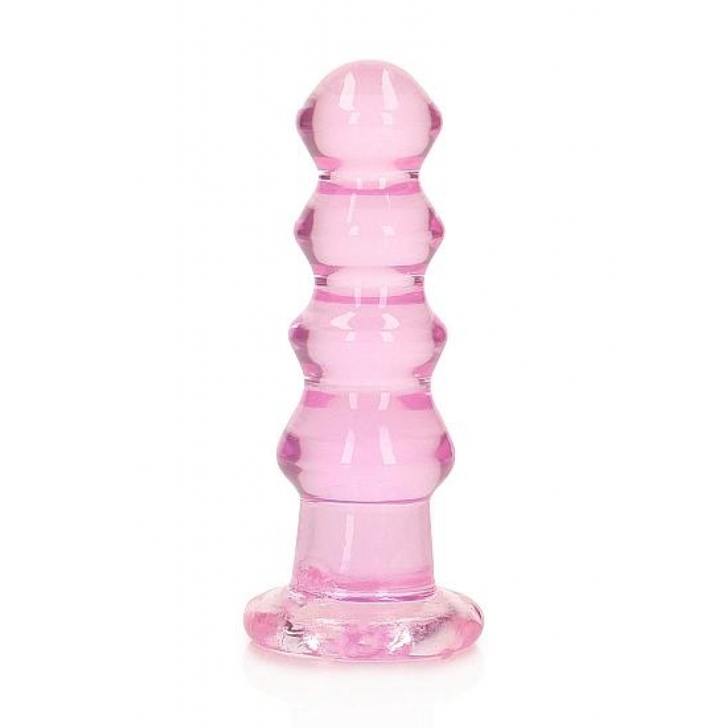 Realrock Curvy Dildo/Butt Plug - Pink for Dual Use