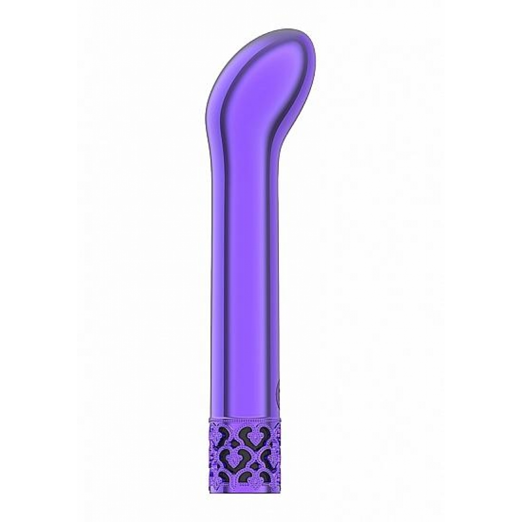 Royal Gems Jewel Purple ABS Bullet Rechargeable