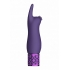 Royal Gems Elegance Purple Rechargeable Silicone Bullet - Multi-Function Vibe