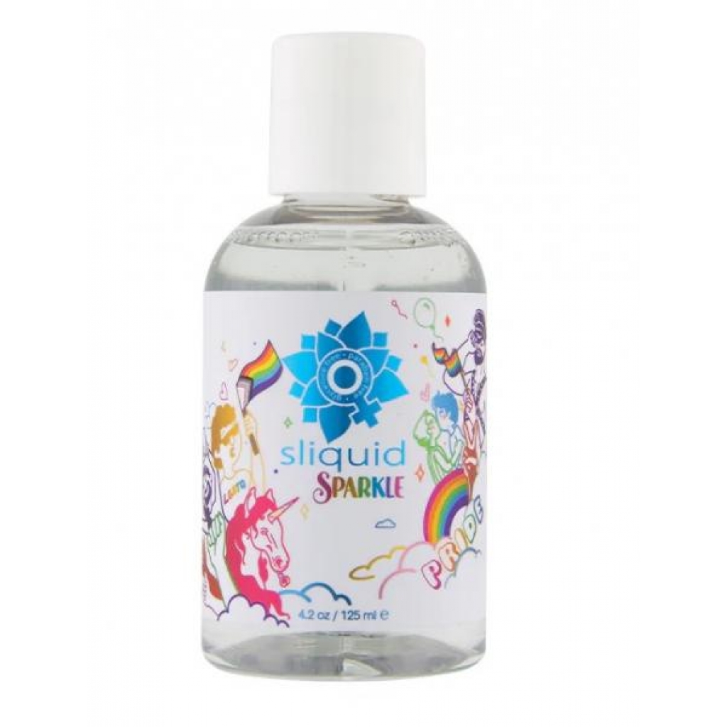 Sliquid Sparkle Pride Lube - 4.2 oz for Kinky Fun