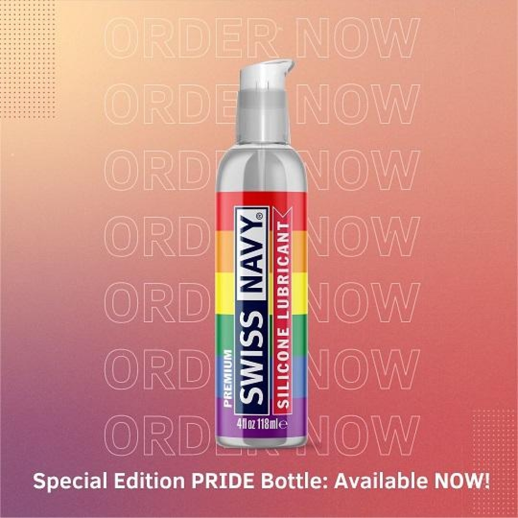 Swiss Navy Pride Silicone Lubricant - 4oz