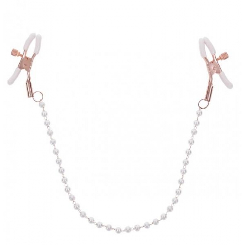 Peaches N Cream Pearl Nipple Clamps