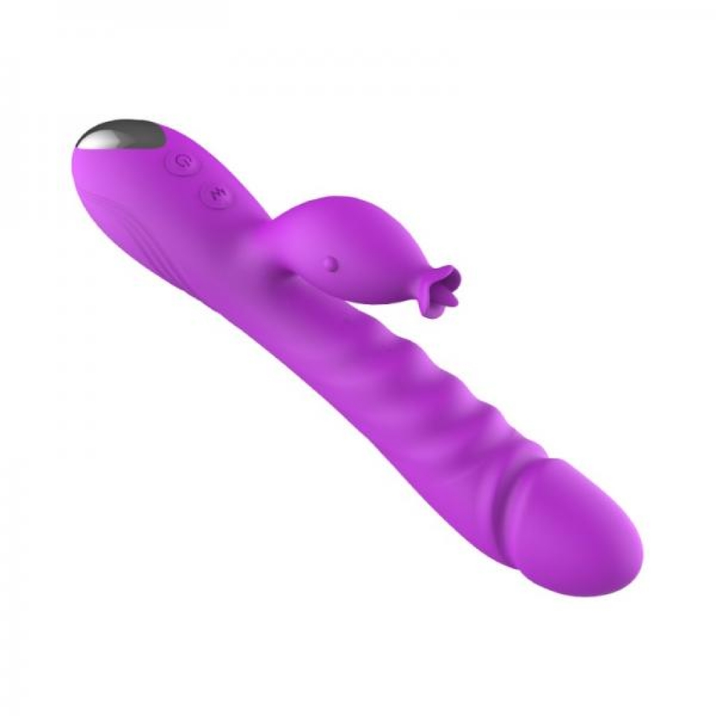 Red Queen Premium Rabbit Vibe Purple - Full