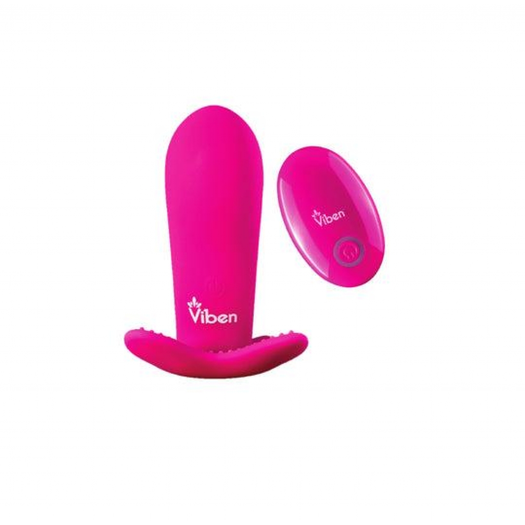 Viben Intrigue Panty Vibe with Pleasure Nubs – Hot Pink