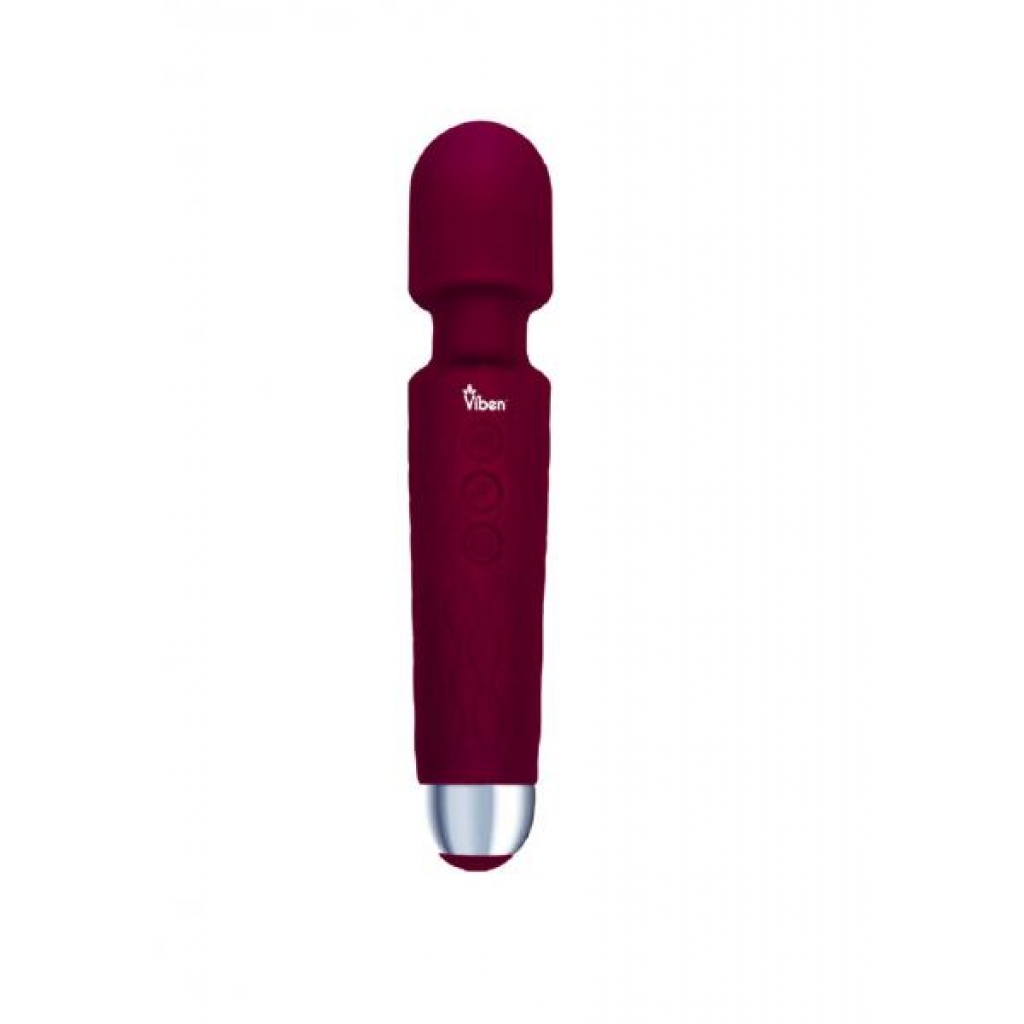 Viben Tempest Intense Wand Massager - Ruby