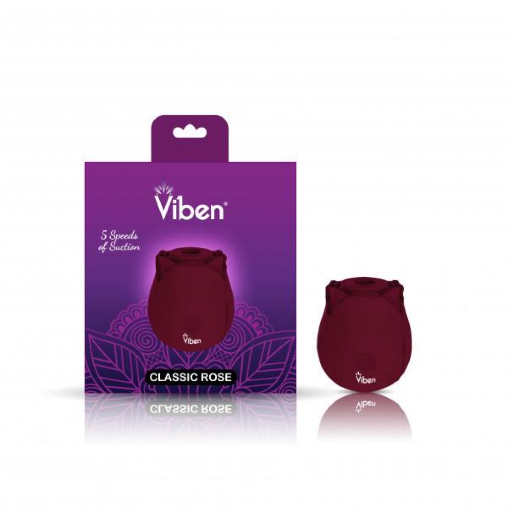 Viben Zen Classic Rose Ruby Handheld Stimulator