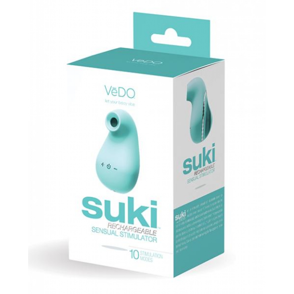 Vedo Suki Rechargeable Sonic Tease Me Vibe - Turquoise