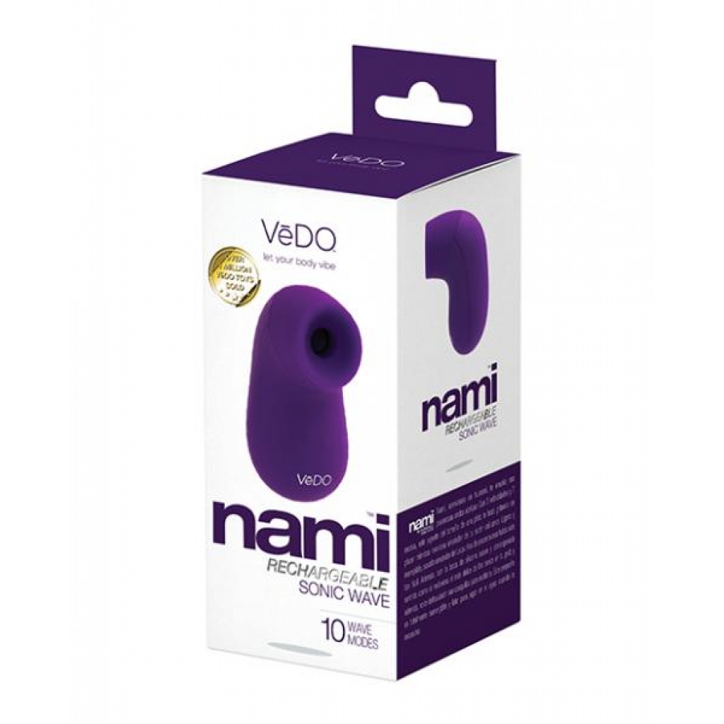 Vedo Nami Sonic Vibe Purple Rechargeable - Flirting Pleasure