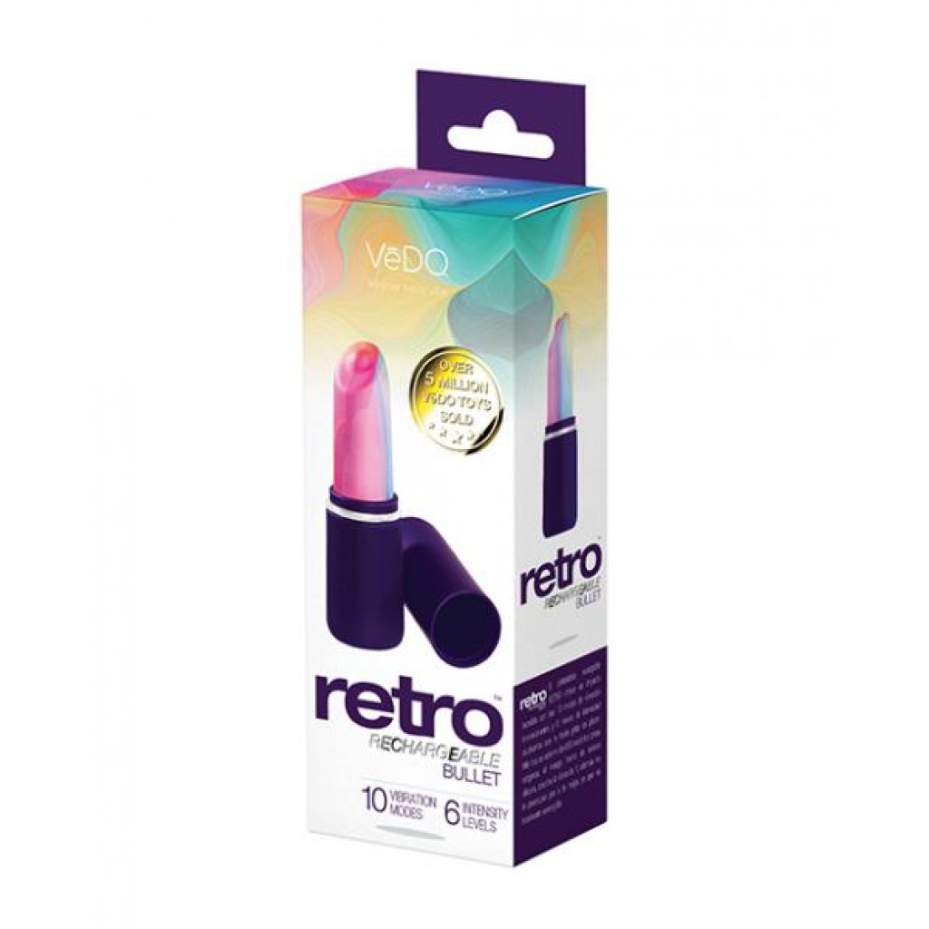 Vedo Retro Rechargeable Bullet Vibrator - Powerful & Portable