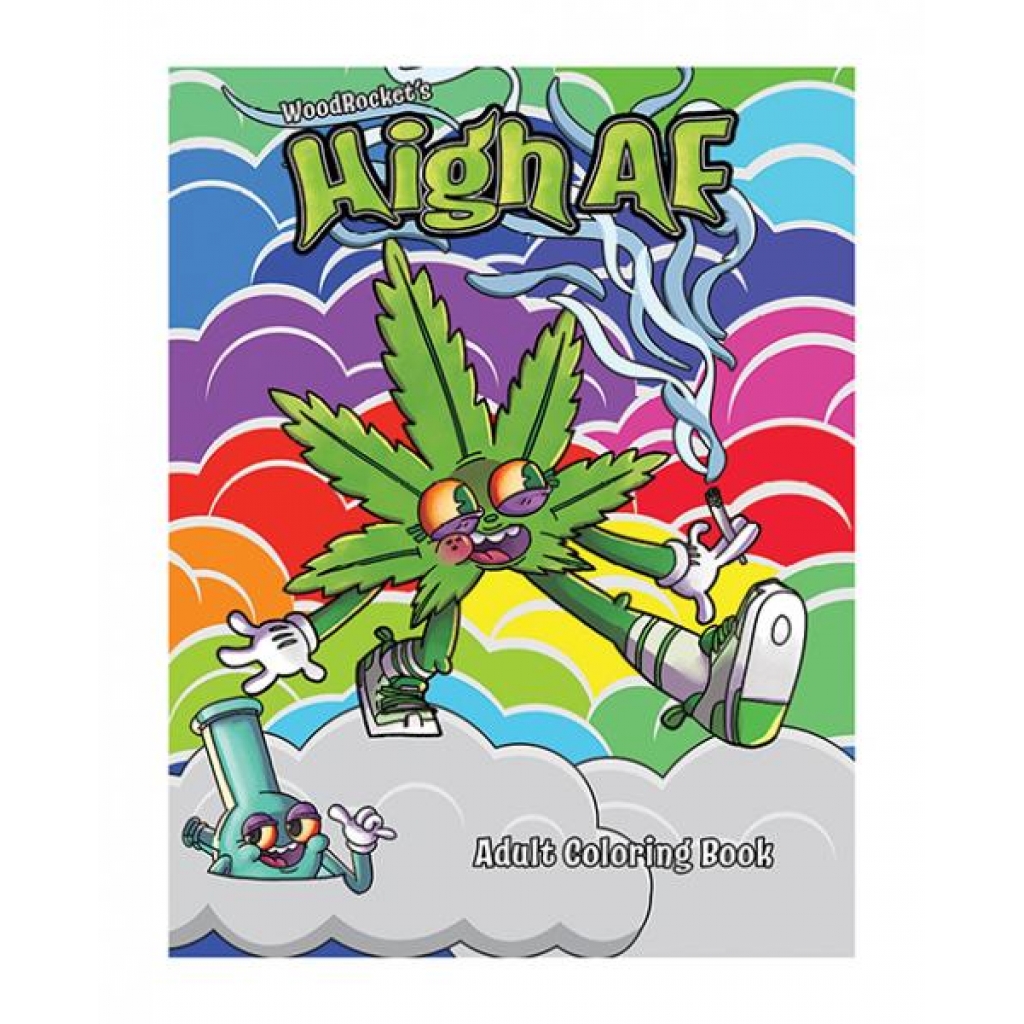 High Af Coloring Book - Fun and Relaxation