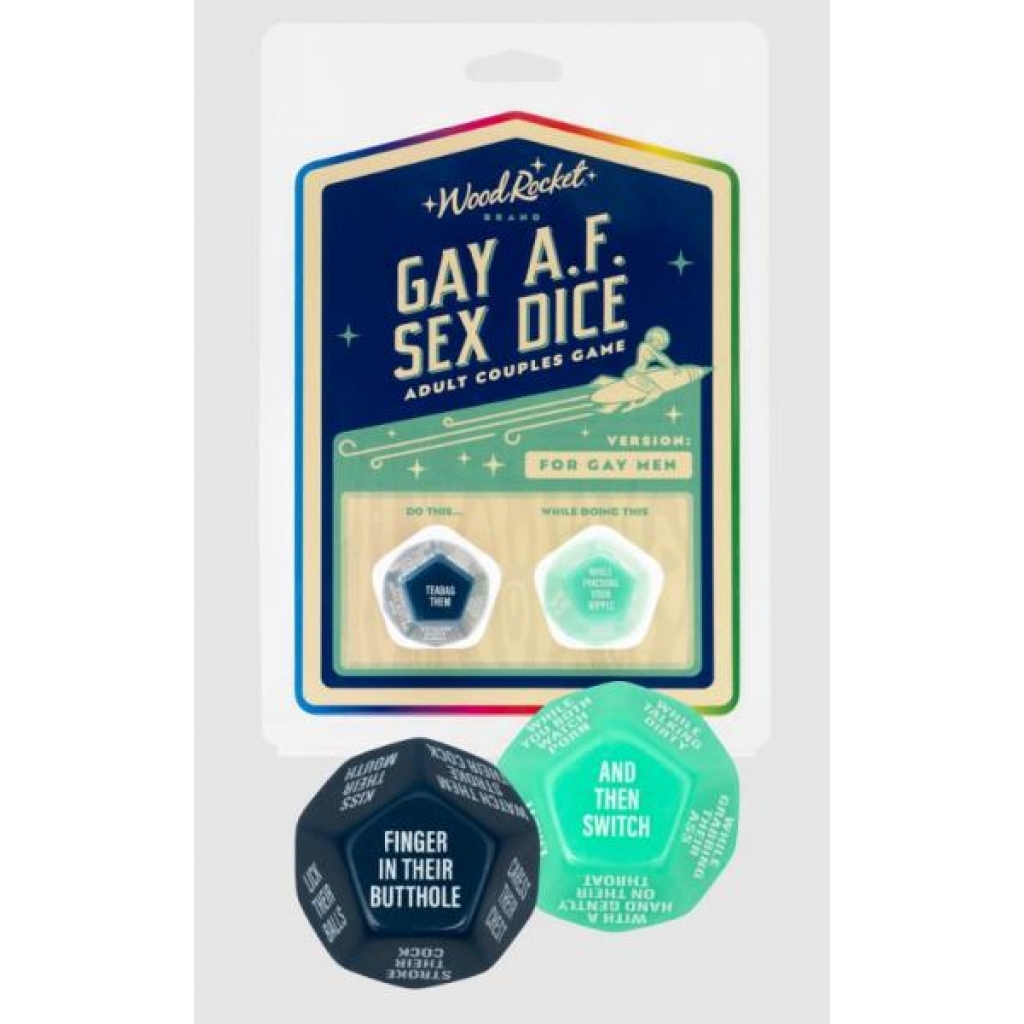 Fun Adult Couples Game: Gay AF Sex Dice