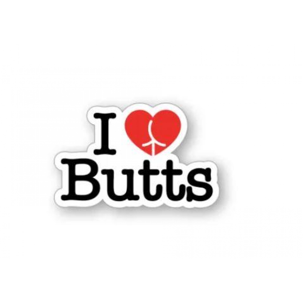 I Love Butts Enamel Pin