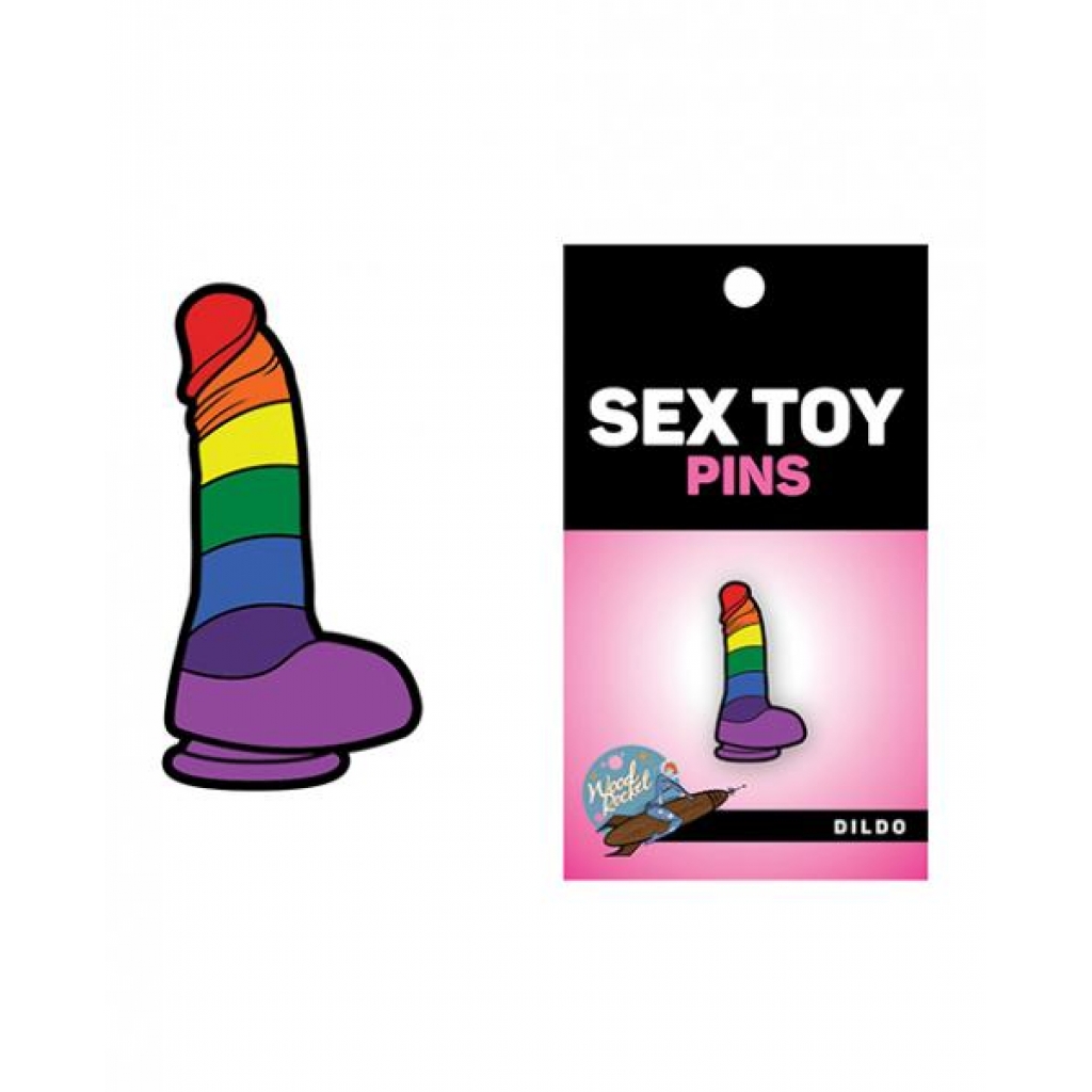 Rainbow Dildo Pin