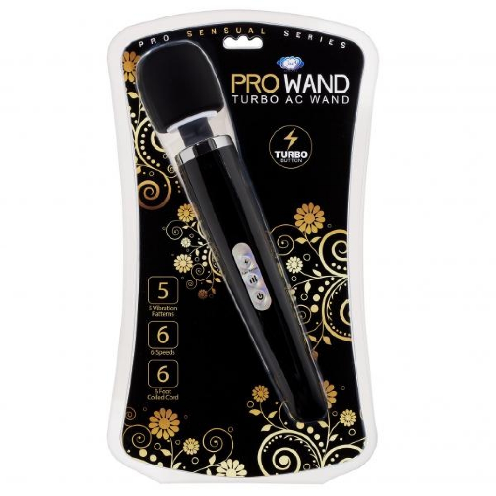 Turbo AC Power Wand - Blk Pro Sensual Series