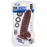 Cloud 9 Dual Density Real Touch Dildo with Balls - 8 inches Brown