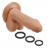 Pro Sensual Premium Silicone Dong with Cock Rings