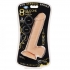 Pro Sensual Premium Silicone Dong with C-Rings - Beige