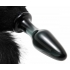 Tailz Midnight Fox Elegant Glass Butt Plug with Tail