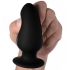 Medium Black Squeeze-It Silexpan Anal Plug