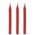 Master Series Fire Sticks - Fetish Drip Candle Set of 3 Red