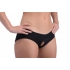 Strap U Lace Envy Crotchless Panty Harness - Black (S/M)