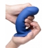 Squeeze-it Squeezable Thick Phallic Dildo - Blue