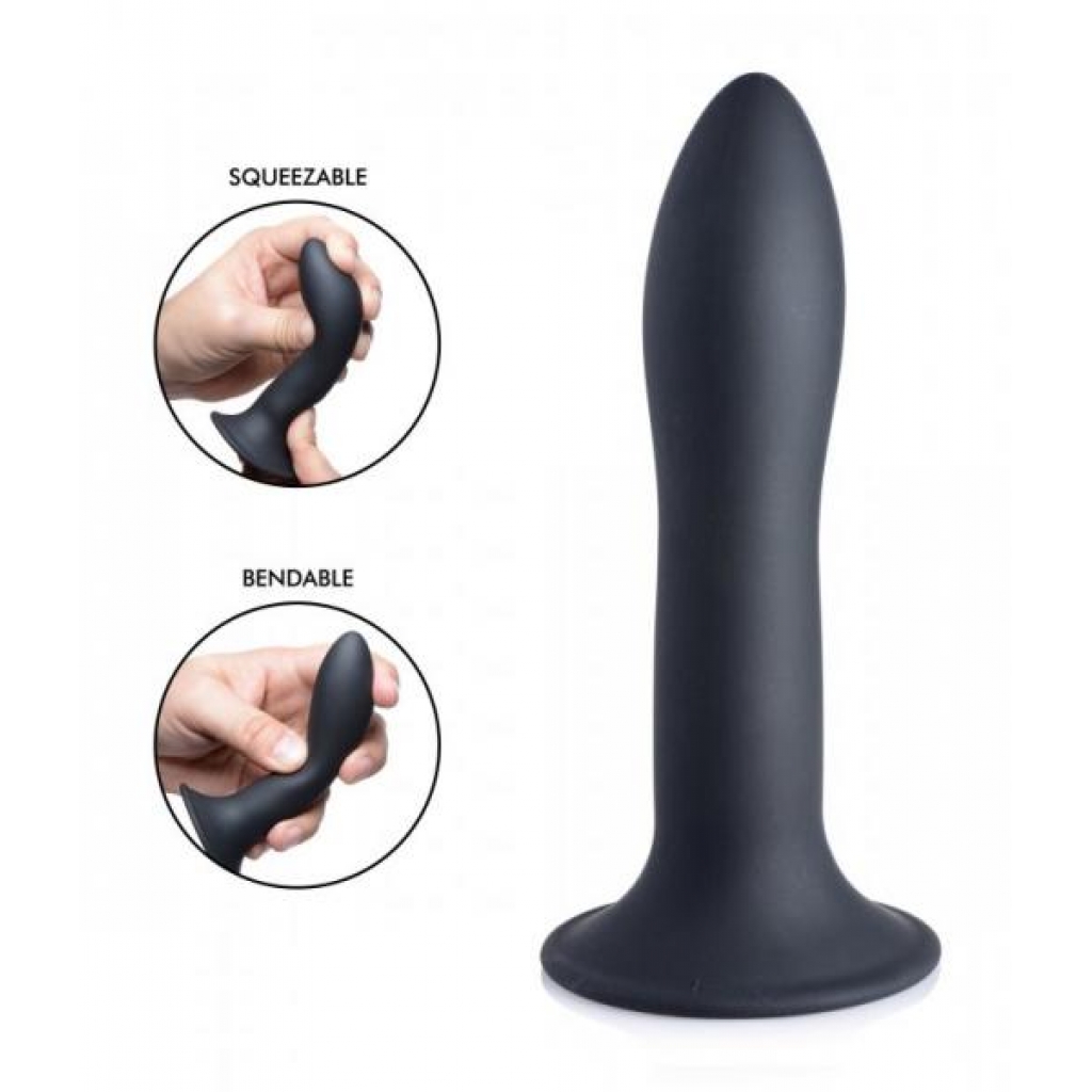 Squeeze-it Slender Dildo - Black