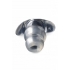 Master Series Clear View Hollow Anal Plug Large