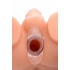 Master Series Clear View Hollow Anal Plug Large