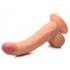 Pop 7.5in Dildo with Balls - Light Skin Tone