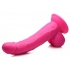 Pop 7.5in Dildo W/Balls - Pink