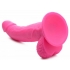 Pop 7.5in Dildo W/Balls - Pink