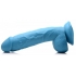 Pop 8.25in Dildo with Balls - Blue