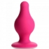 Squeeze-it Tapered Anal Plug - Pink (Small)