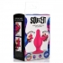 Squeeze-it Tapered Anal Plug - Pink (Small)